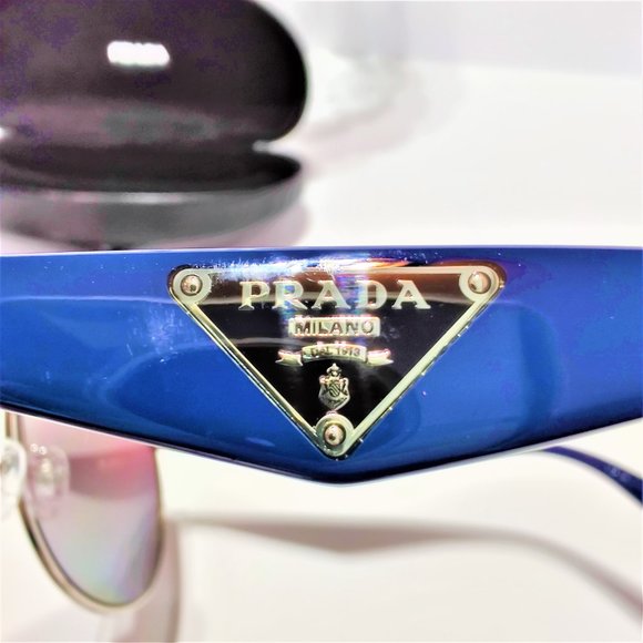 PRADA VINTAGE AVIATOR SUNGLASSES - Picture 5 of 14